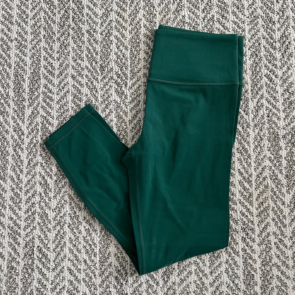 Athleta Women’s Deep Green High-Waist Leggings